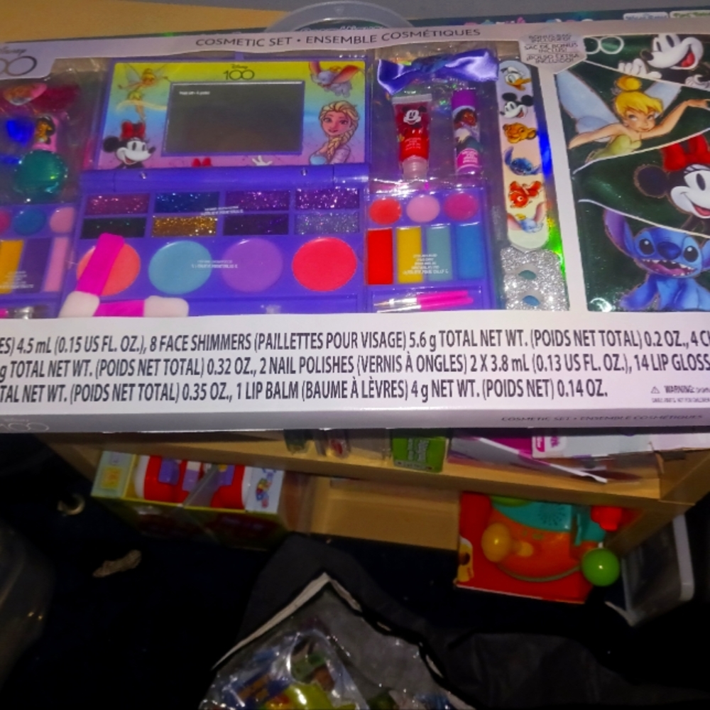 Disney 100 cosmetic play set for kids.
